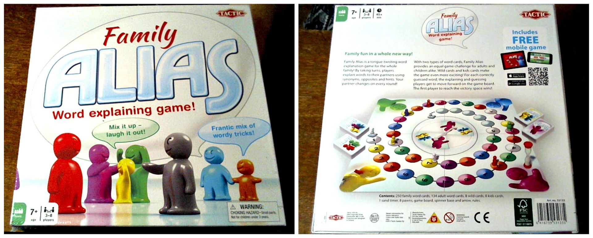 Alias Board Game Great For Game Night! tacticgames My Silly Little Gang